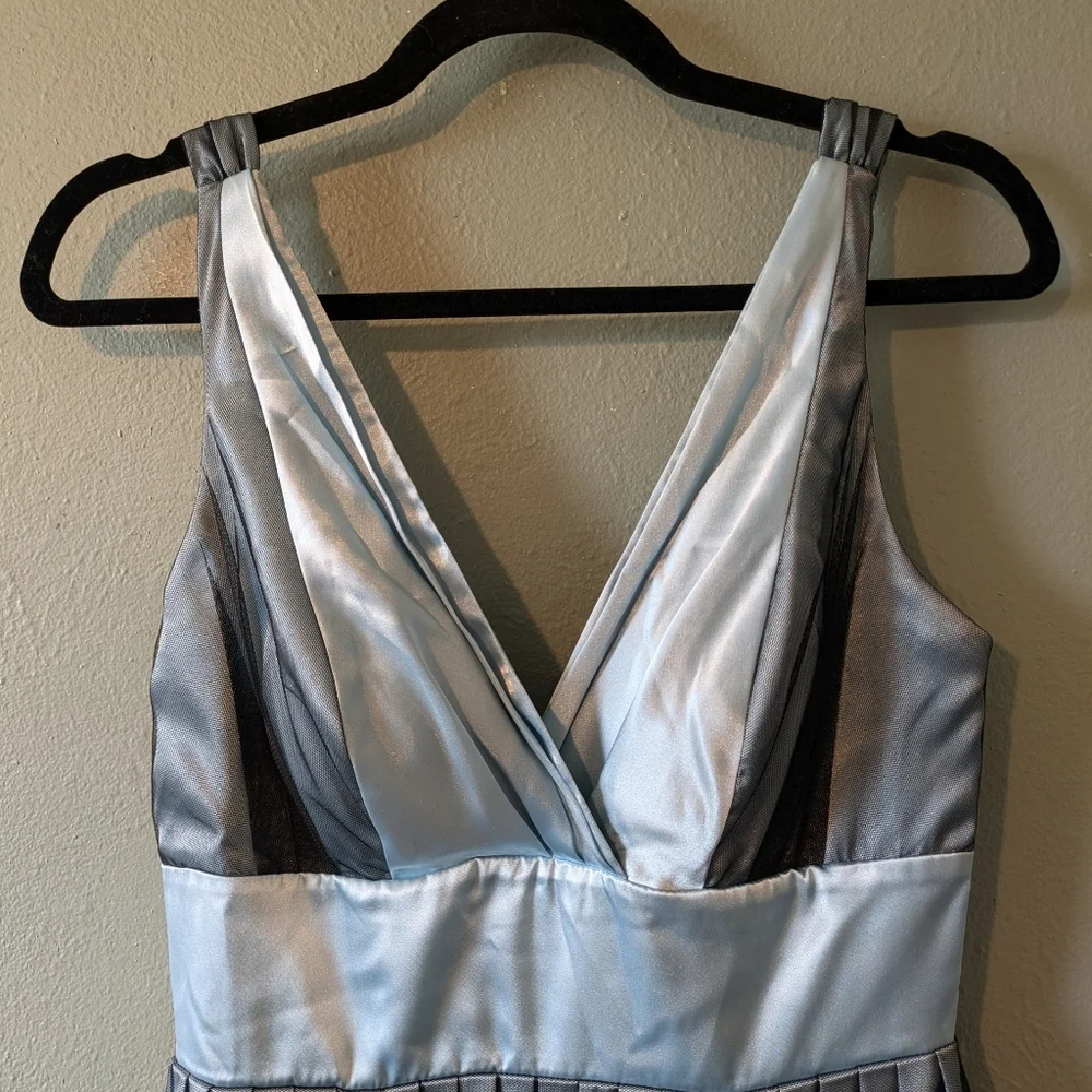 Morgan & Co. Y2K Floral Beaded Midi Dress Size 9/10 - Picture 3 of 5